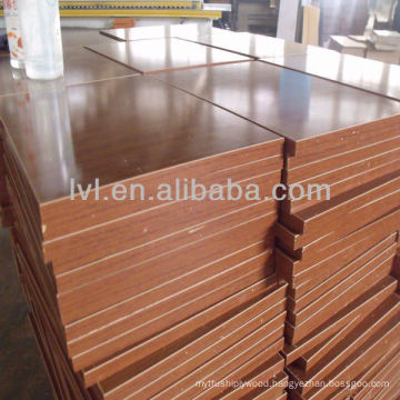 china high quality melamine MDF with same color PVC edge banding